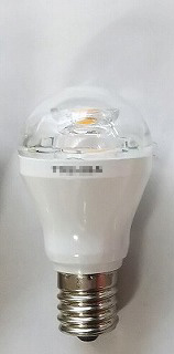 大手家電メーカーD社ミニクリプトンタイプＬＥＤ小型電球