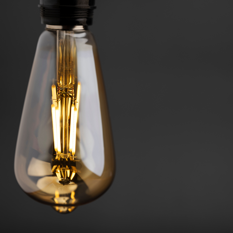 LEDフィラメント電球ST64エジソン電球